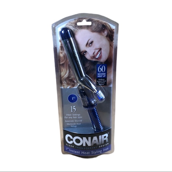 Conair Other - Vtg Conair 1” Chrome Curling Iron Curls Waves Styling Fast Adjustable Heat